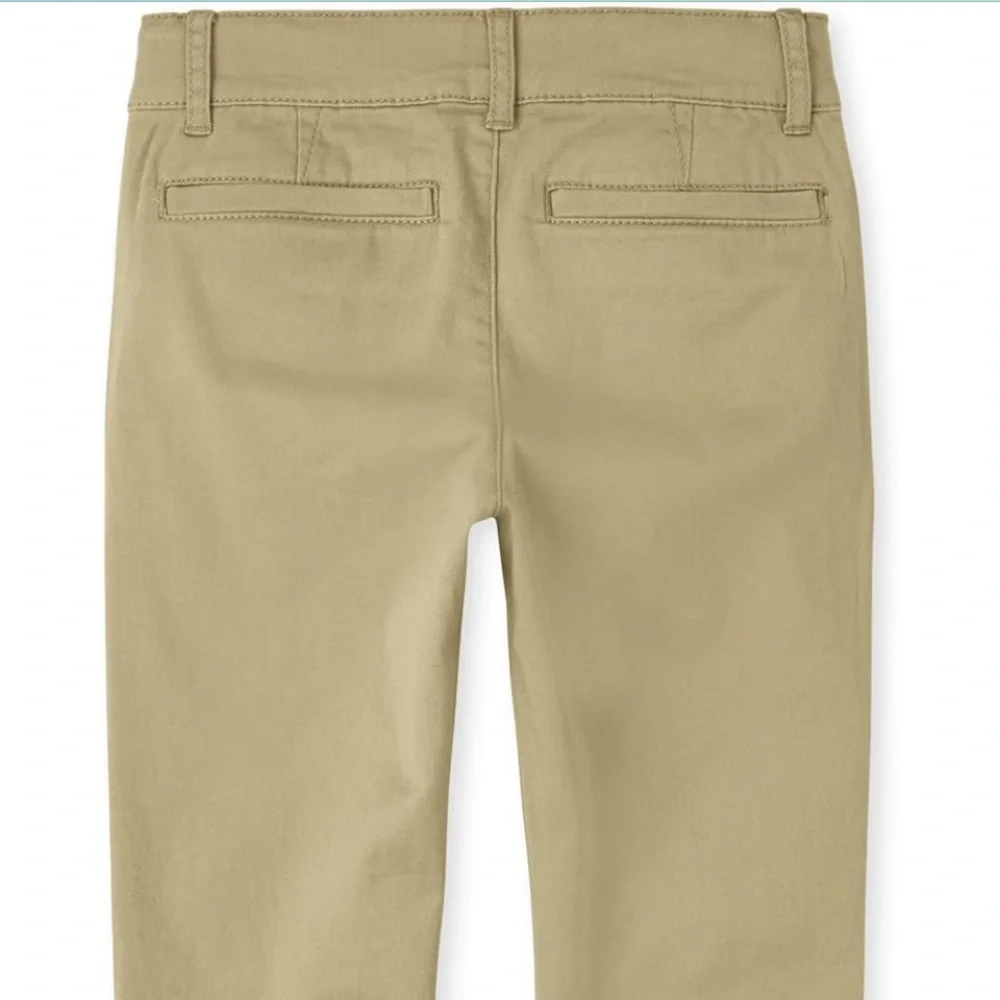 Boys Khaki Uniform Pants Children’s Place Adjustable Waist Size 14 NEW